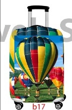 Renkli balon desenli valiz kılıfı