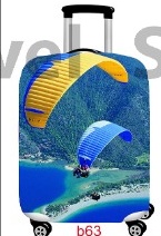 Yamaç paraşütü desenli valiz kılıfı